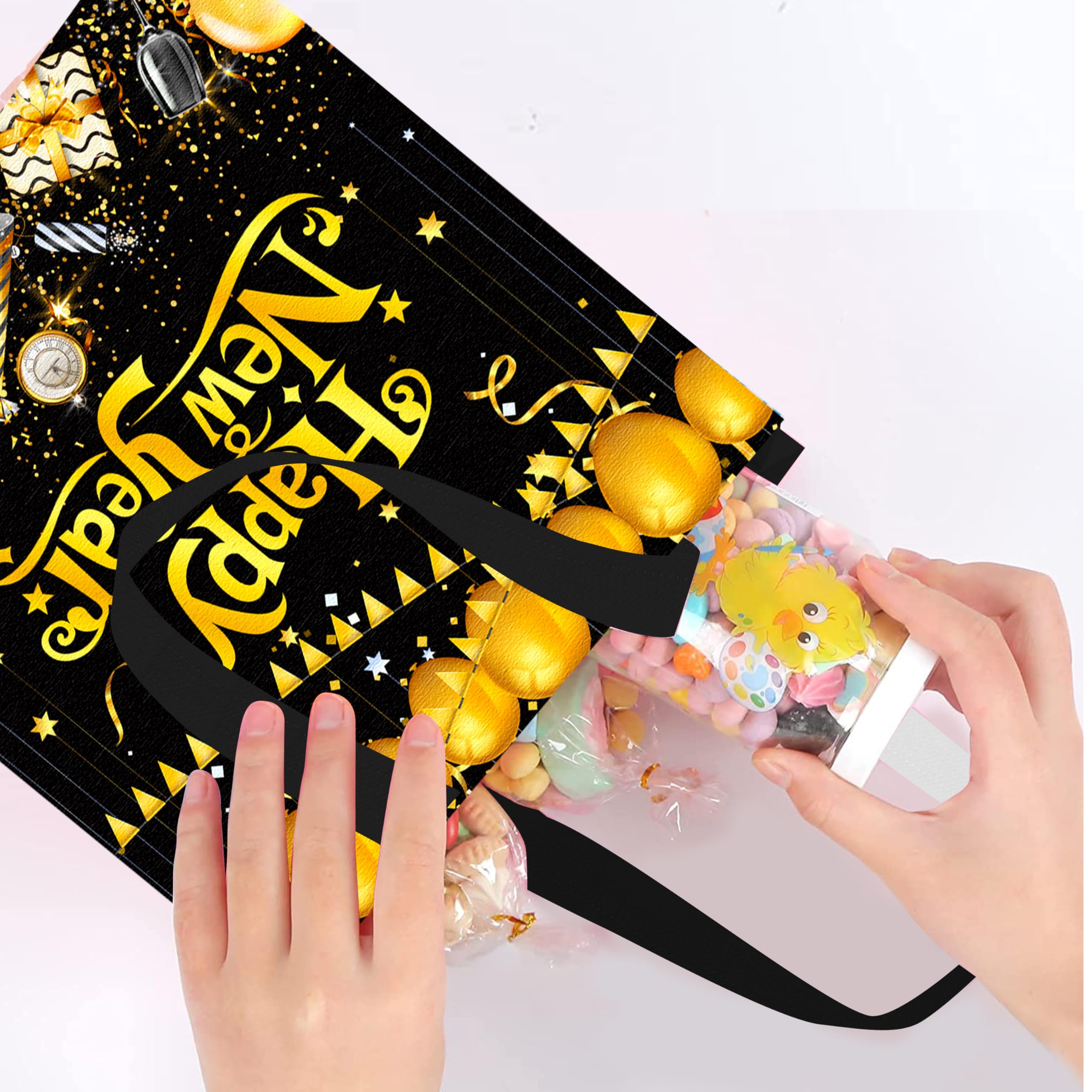Amazon.com: C L cooper life Happy New Year Gift Bags with Handles
