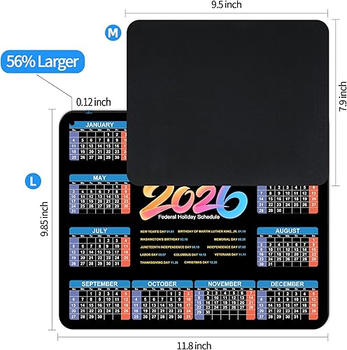 Miniatura 3 de Dynippy Alfombrilla de mouse mejorada 56% más grande Alfombrilla de mouse para juegos, base de goma antideslizante, alfombrilla de mouse rectangular