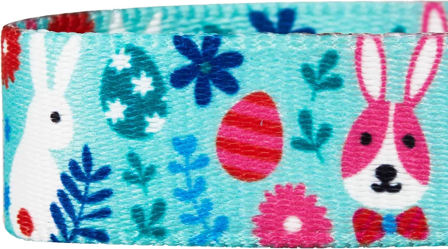 Blueberry Pet Easter Bunny & Egg Adjustable Dog Collar, Minty Green, Small, 12"-16" Neck, Dog Collars for Small Dogs, Puppy Collar, Easter Dog Collar Girl, Pink Easter Dog Bow Tie image 5