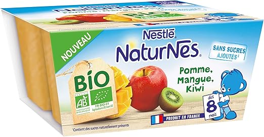 Nestle Naturnes Bio Compotes Bebe Pomme Mangue Kiwi Des 8 Mois 4x90g Amazon Fr Epicerie Nestle Naturnes Bio Compotes Bebe Pomme Mangue Kiwi Des 8 Mois 4x90g Amazon Fr Epicerie