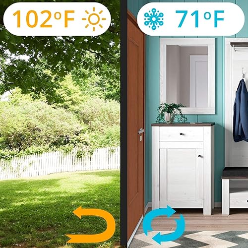 Miniatura 9 de Paquete de 2 juntas para puertas Negro, Marrón, Gris, Blanco