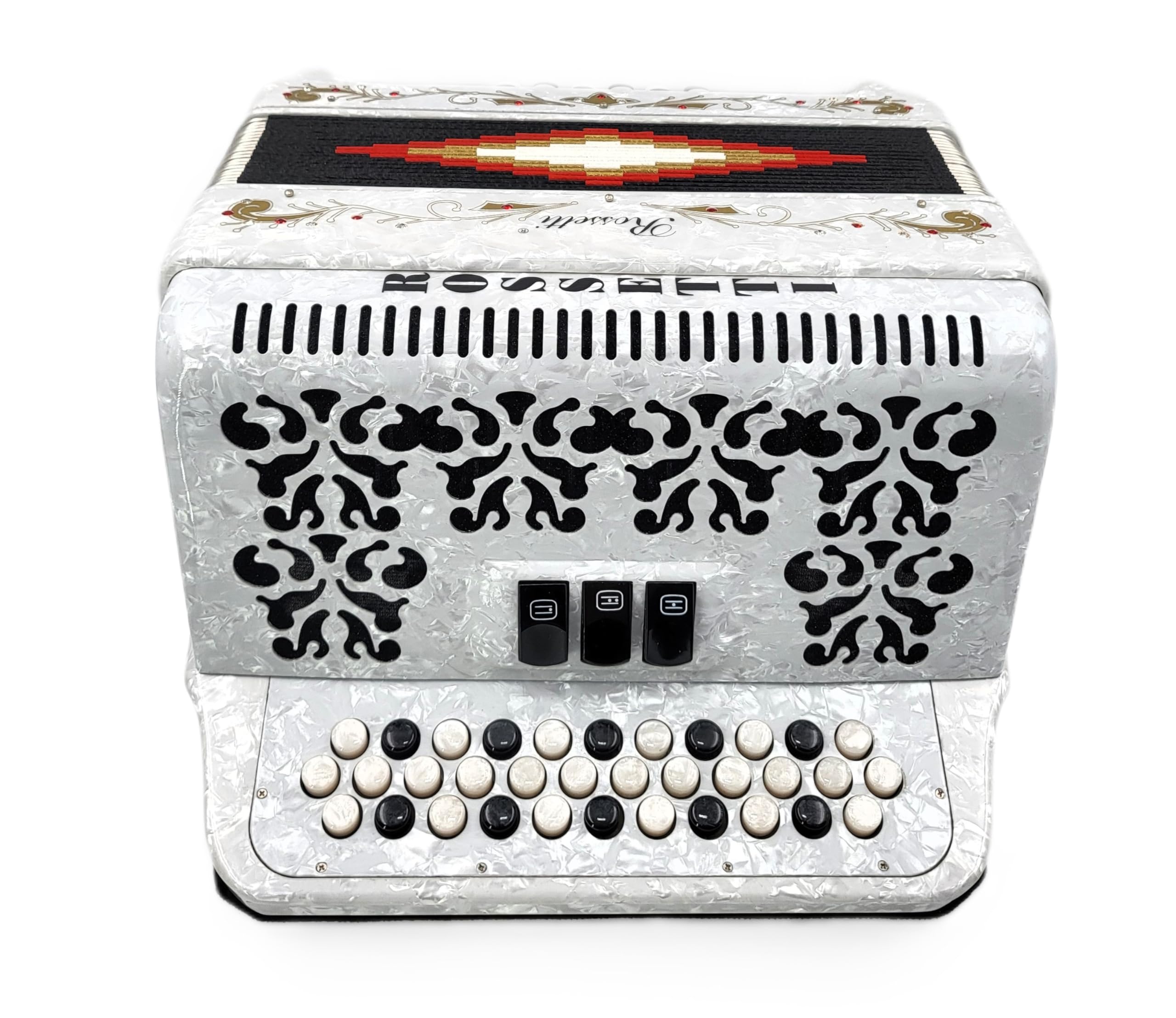 Eufisa Italiana メンテナンス済アコーディオン 赤ケース付き Eufisa Italiana アコーディオン 赤ケース付き（IKEBE LIVE