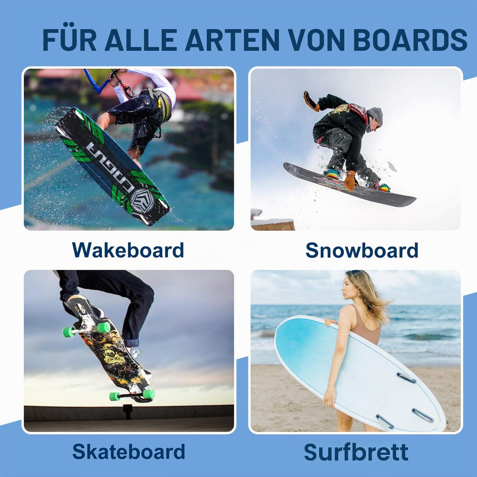 Hang 11 Surfboard Wandhalterung,Rack für Surfboard, Snowboard, Longboard, Skateboard, Wakeboard, der perfekte Ständer zum Präsentieren Ihrer Boards, horizontaler Aufhänger zur Aufbewahrung