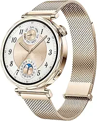 Smartwatch, HUAWEI WATCH GT 5 41mm, Até 7 dias de Bateria, Nova Experiência em Corrida e Ciclismo, Design Inovador, Rastreamento de Saúde Rápido, Compatível com iOS e Android, GPS Integrado, Dourado