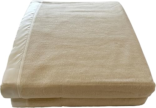 Miniatura 5 de Manta de cama de seda de morera con borde de seda Charmeuse, marfil, tamaño individual