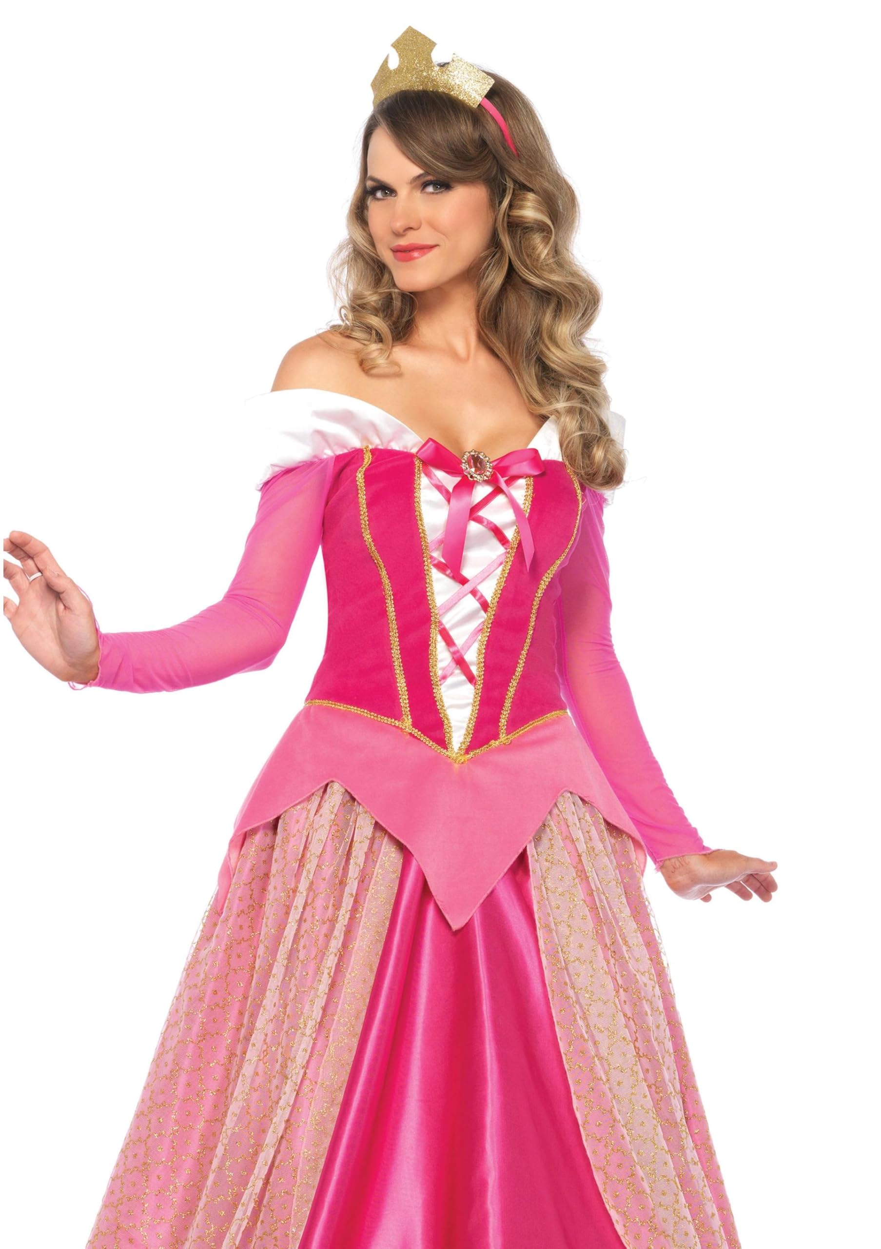 Leg Avenue Fantazyjna sukienka Kobiety Classic Sleeping Beauty Princess Aurora Costume (1 w zestawie)