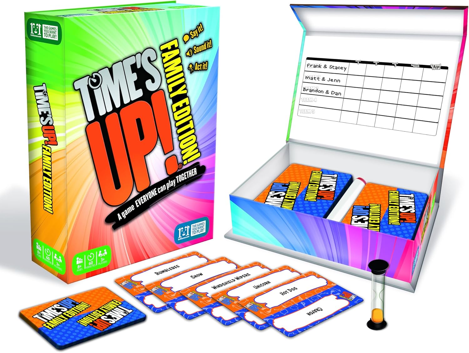 R&R Games Time's Up! Family Edition, Party Games for Adults and Kids, Guessing Game, Perfect Party Game for Family Game Night