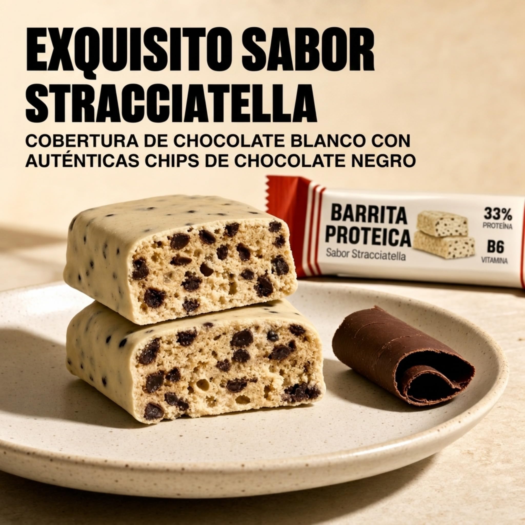 JustLoading Barrita Proteica Stracciatella 30% Proteína (28x35g)