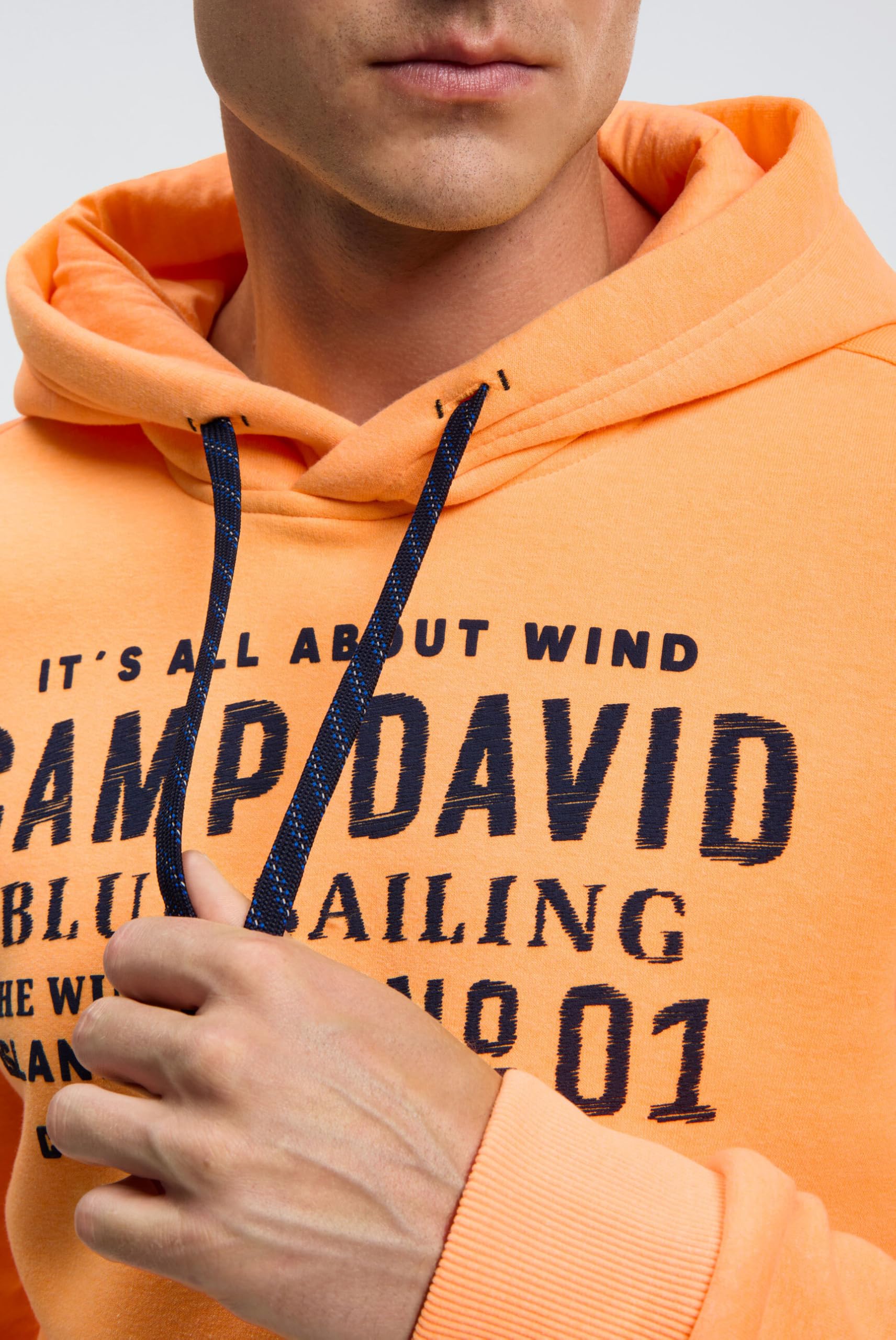 Camp David Herren Hoodie mit Rücken-Artwork