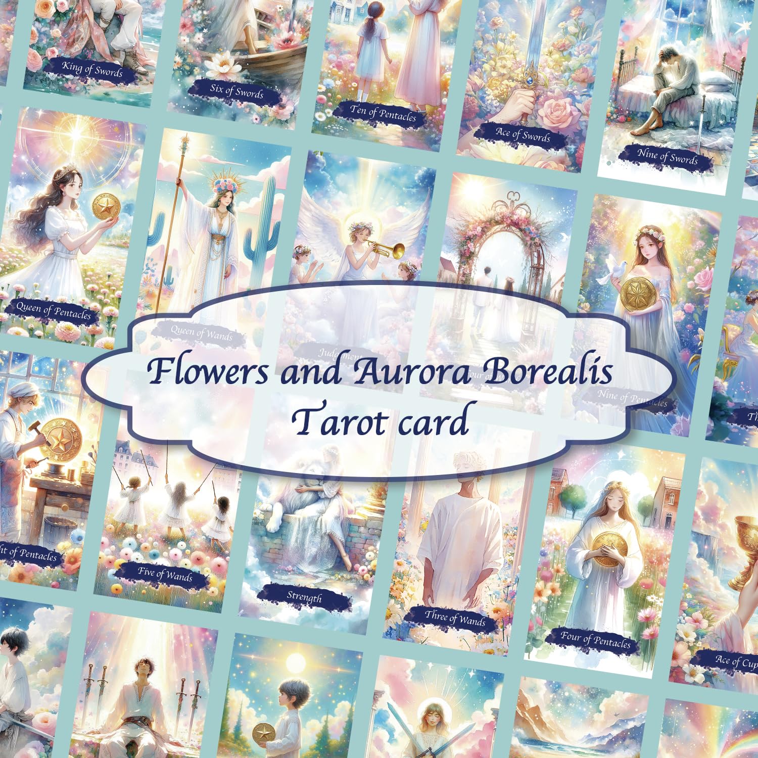 Amazon.co.jp: 【正規品】Flowers and Sparkles Tarot タロットカード