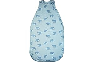 Woolino Adjustable Organic Cotton Baby Sleeping Bag and Wearable Blanket