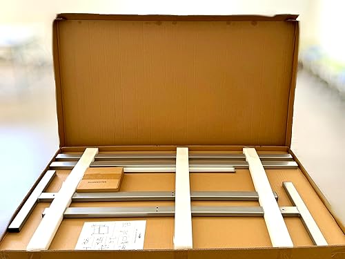 Miniatura 8 de Pizarra blanca magnética de doble cara, pizarra de borrado en seco sobre ruedas, planificador de pizarra blanca portátil con soporte, 36 x 24