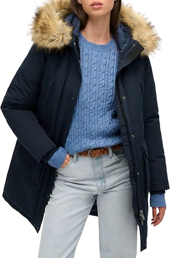 Superdry Everest Faux Fur Parka Winter Jacket Women