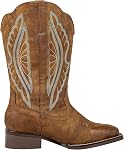 SheSole Extra Wide Calf Boots for Women 15"-18" Calves - Classic Cowboy Boots with Hidden Stretch Panel & Removable Cushion, Comfortable Western Boots for Fuller Figures