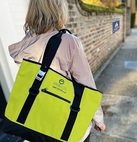 Miniatura 5 de Enthusiast Gear Dry Bag Cooler Tote - Bolsa enfriadora plegable, impermeable y a prueba de fugas - Piscina y playa - 20 o 36 latas