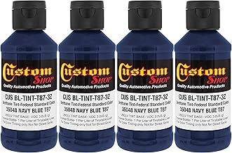 Custom Coat Camouflage Series 3 Ounce (Navy Blue Federal Standard Color 35048) - Pack of 4 - Urethane Tint Concentrate for Tinting Truck Bed Liner Coatings - Epoxy Resin