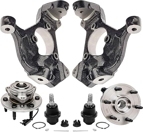 Miniatura 695 de Detroit Axle - Kit de nudillos delanteros e izquierdos RWD para Chevrolet GMC Silverado Suburban Sierra 1500 Avalanche Tahoe Yukon Cadillac Escalade