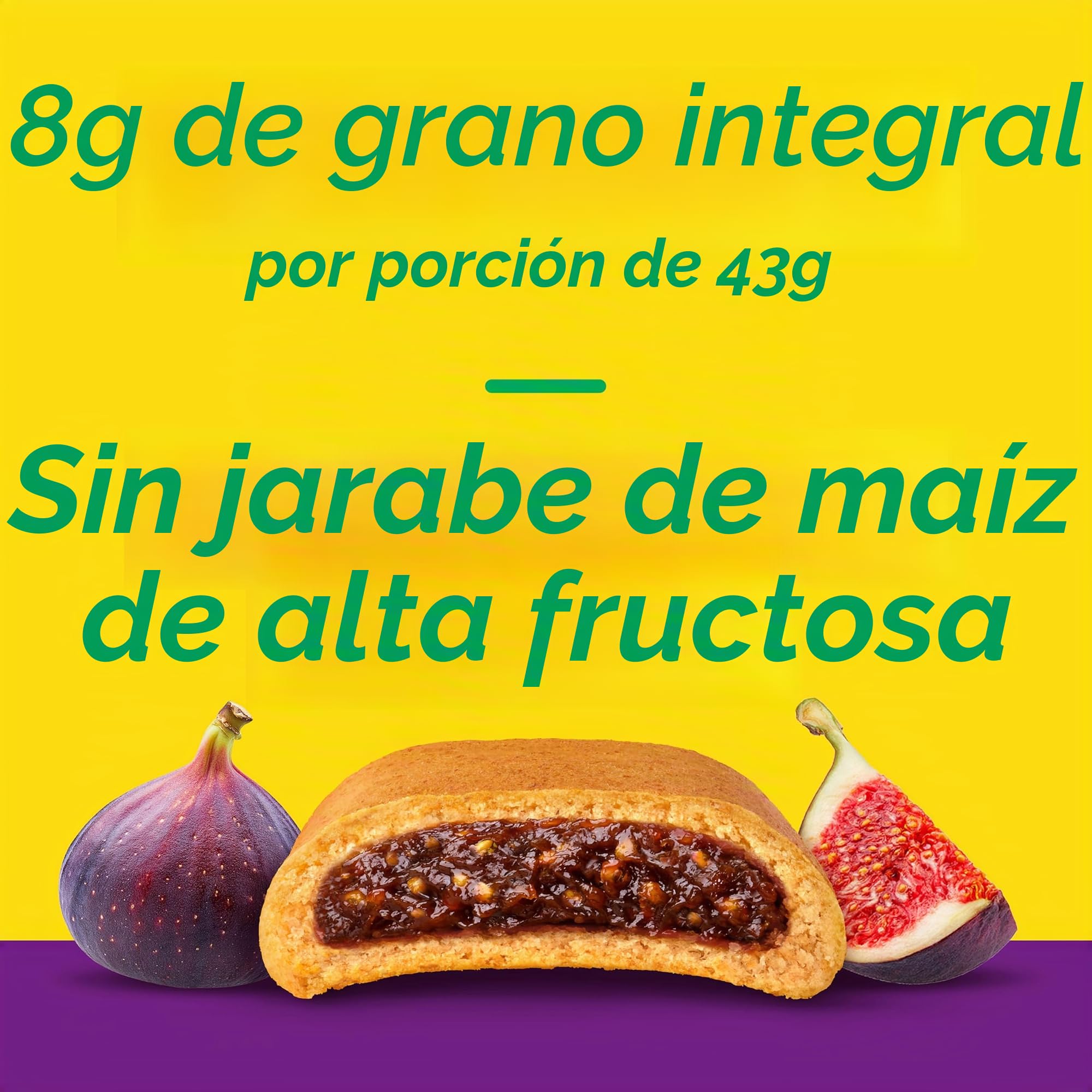 Newtons - Paquete variado de galletas suaves y masticables, galletas de higo, fresa y bayas triples 100% de trigo integral, paquete de 4