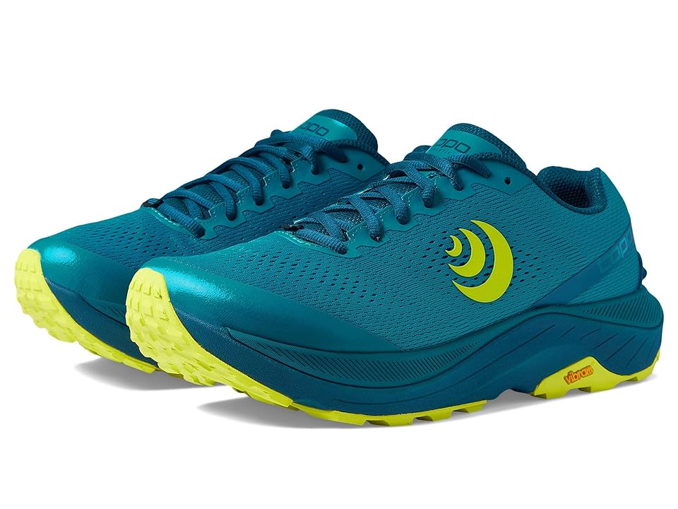Topo Athletic Ultraventure 3 (Blue/Lime) Men's Shoes INTERNATIONAL SHIPPING