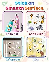 Vista 4 de Benresive - Libro de calcomanías reutilizables para niños de 2 a 4 años, libros con calcomanías de viaje divertidas y actividades de manualidades