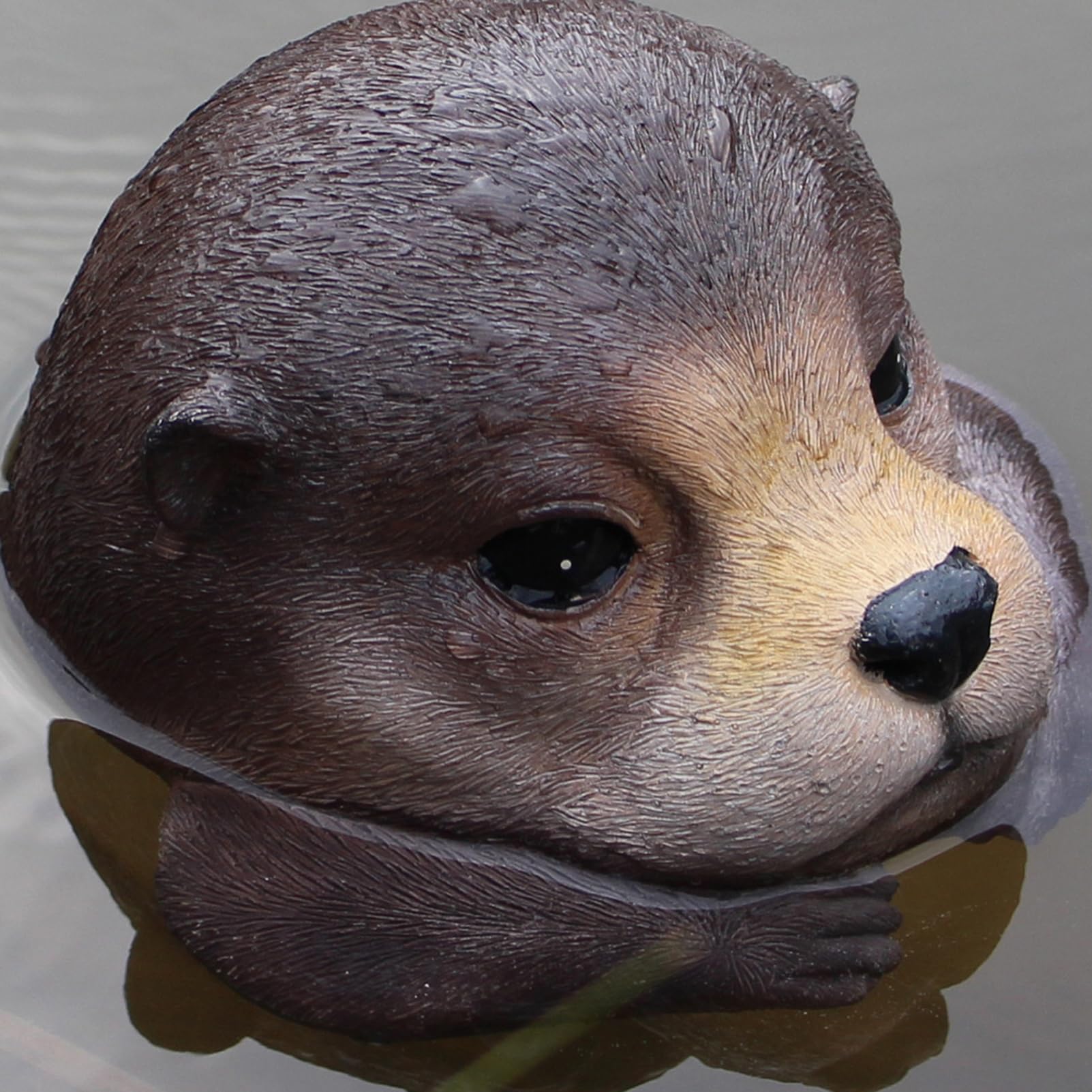 Amazon.co.jp: Otzoan フローティングカワウソの置物 樹脂製