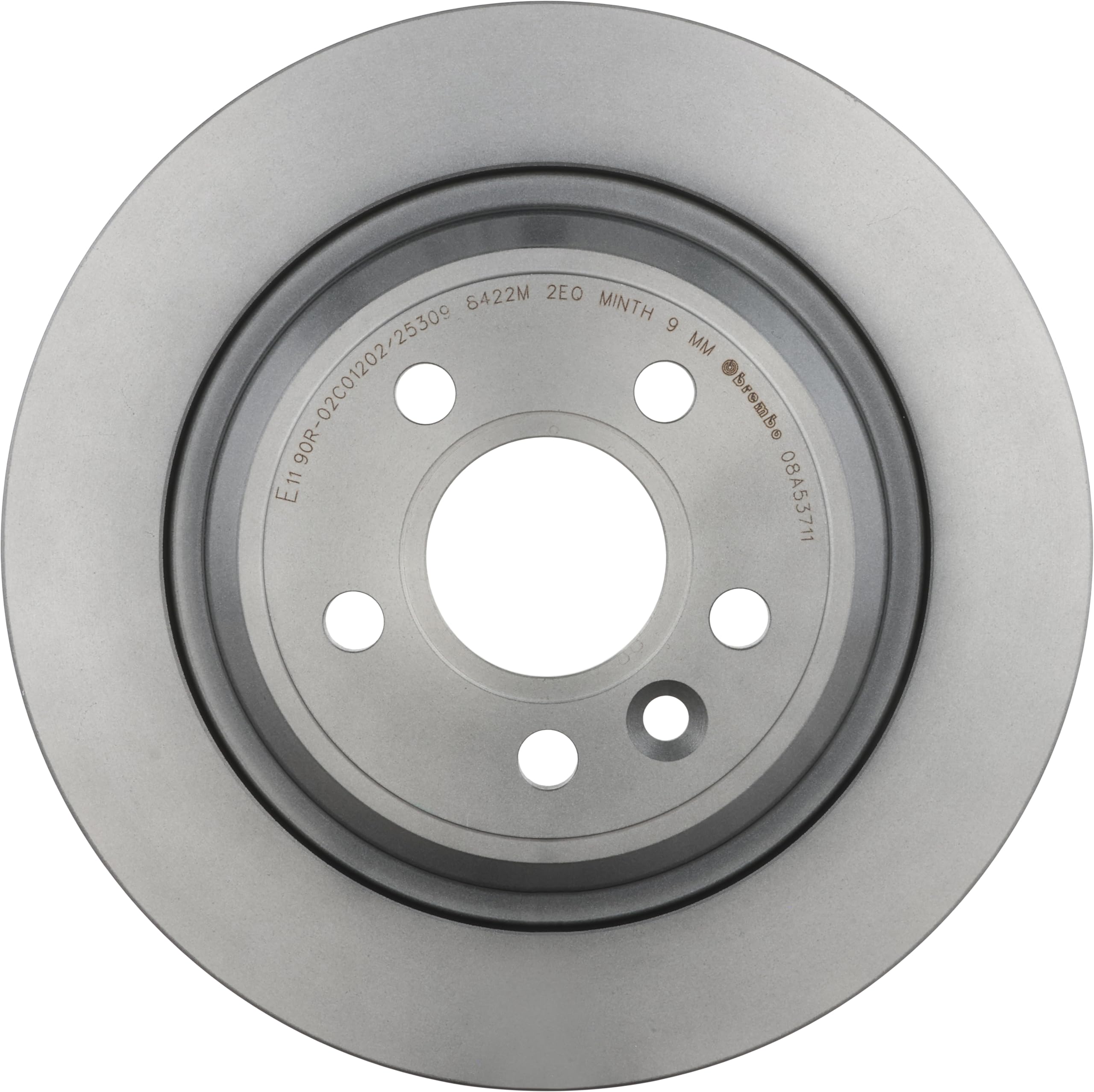 2x Brake Discs Pair Solid fits VOLVO S60 Mk2 2.0 Rear 10 to 18 302mm Set Brembo