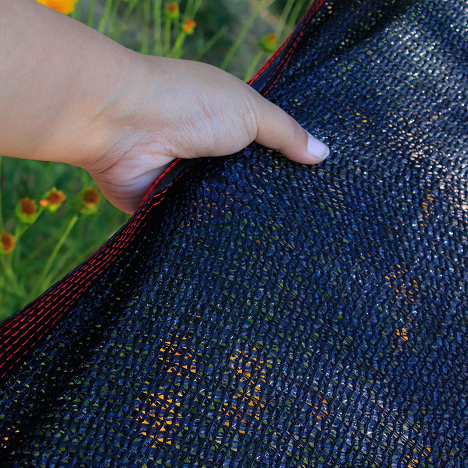 Auvent en tissu de protection solaire thermique pour serre et potager