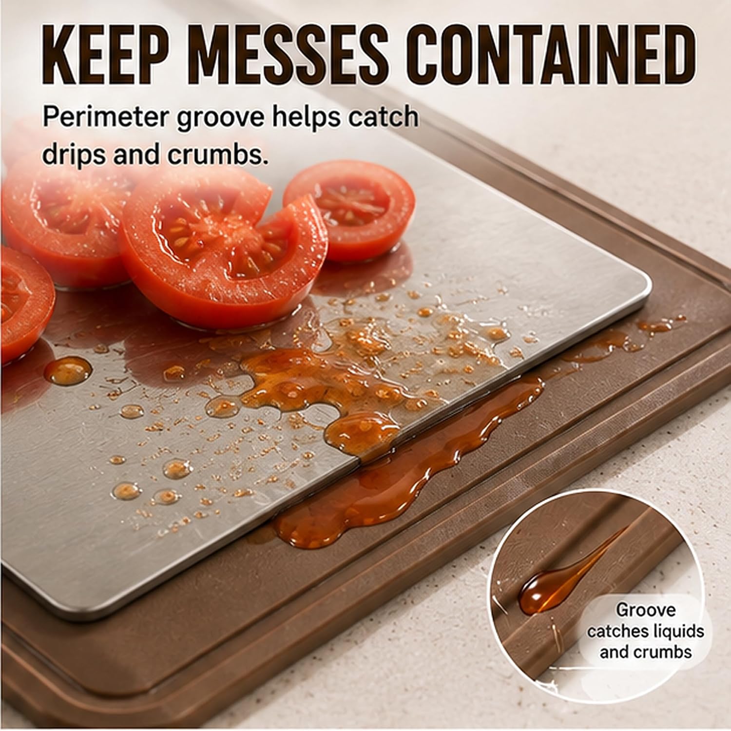 Silicone Mat for Titanium Cutting Board & Stainless Steel Cutting Board