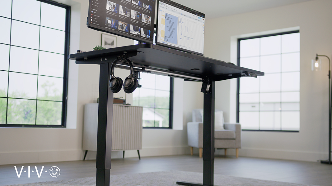 Amazon.com: VIVO 32 inch Carbon Fiber Desk Converter, K Series