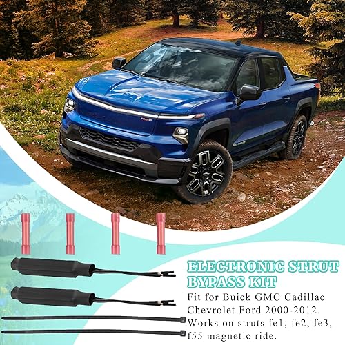 Miniatura 3 de Kit Electrónico de Derivación de Amortiguador Compatible con Buick GMC Cadillac Chevrolet Ford 2000-2012 Funciona en Amortiguadores de Suspensión