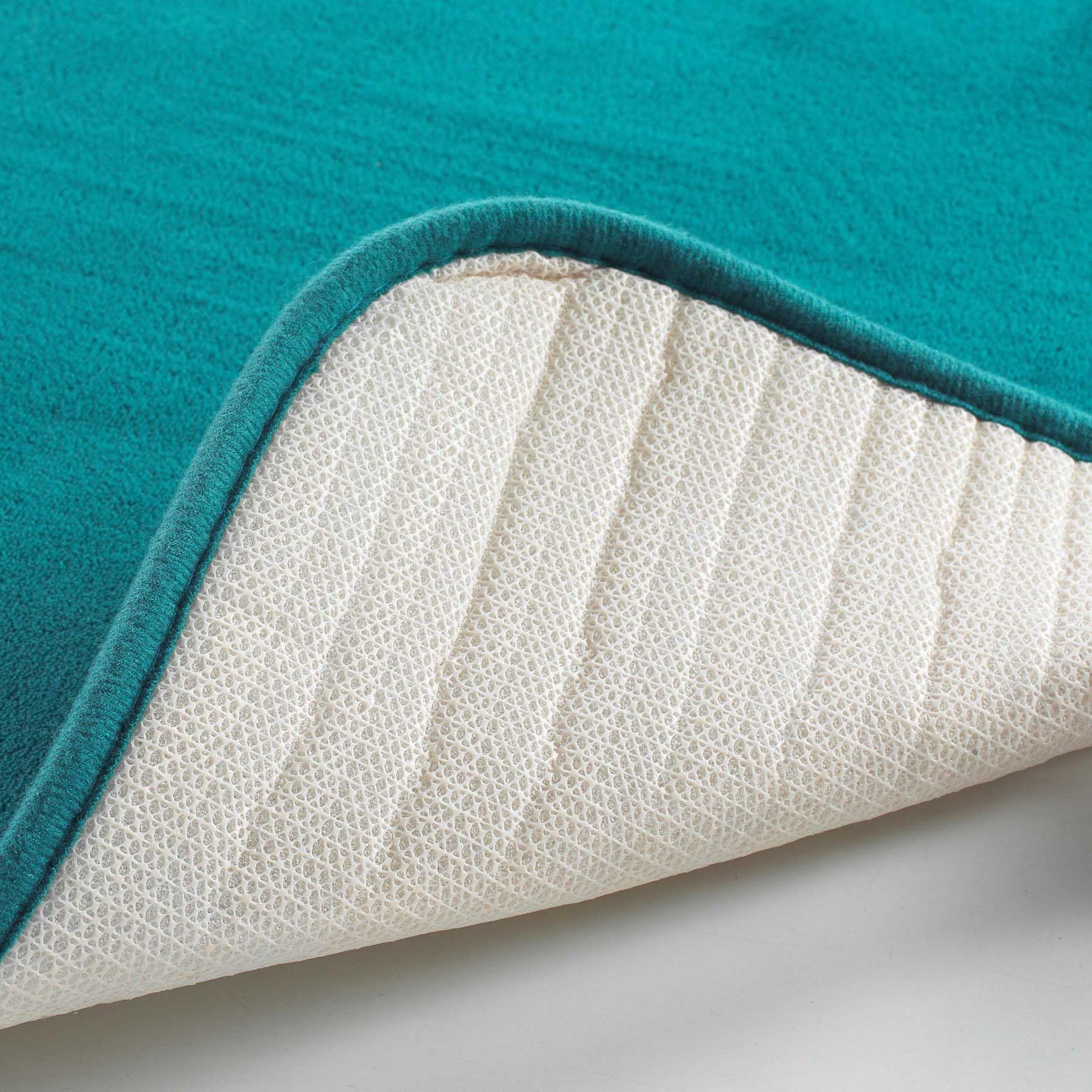 Douceur d'Intérieur Gentle for indoor use vitamin mat, 100% polyester, blue/emerald, without, 45 x 75 cm (Rectangular) - Image 3