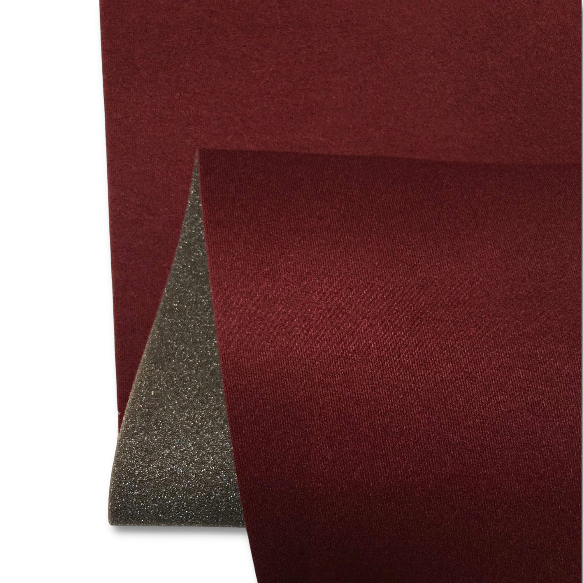 SARANDAVE Headliner Fabric with Foam Backing - Automotive Roof Replacement Headliner Material for Car, SUV, Pickup, RV Interior Repair DIY 60"x54" (Burgundy)