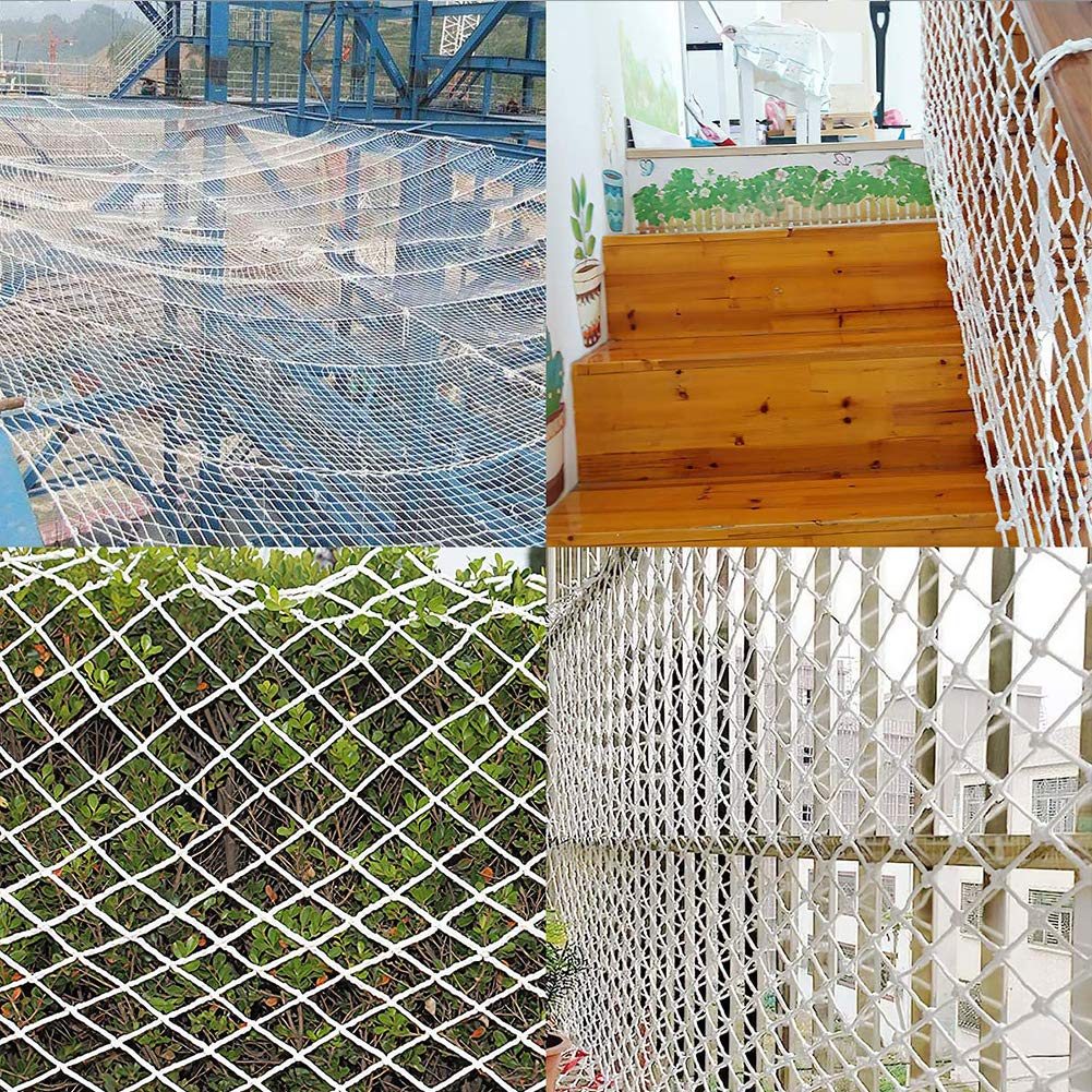 Red de Seguridad para Gatos, Redes de protección,Red Protectora anticaídas,para Mascotas,para Interiores y Exteriores, para barandillas de Malla para balcón,Ventanas,escaleras (150x200 cm, 2 Unidad)