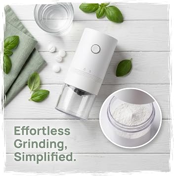 Electric Pill Crusher&Grinder - Automatic Pill Grinder to Fine Powder for Small or Large Pills - Portable Pill Grinder and Pulverizer