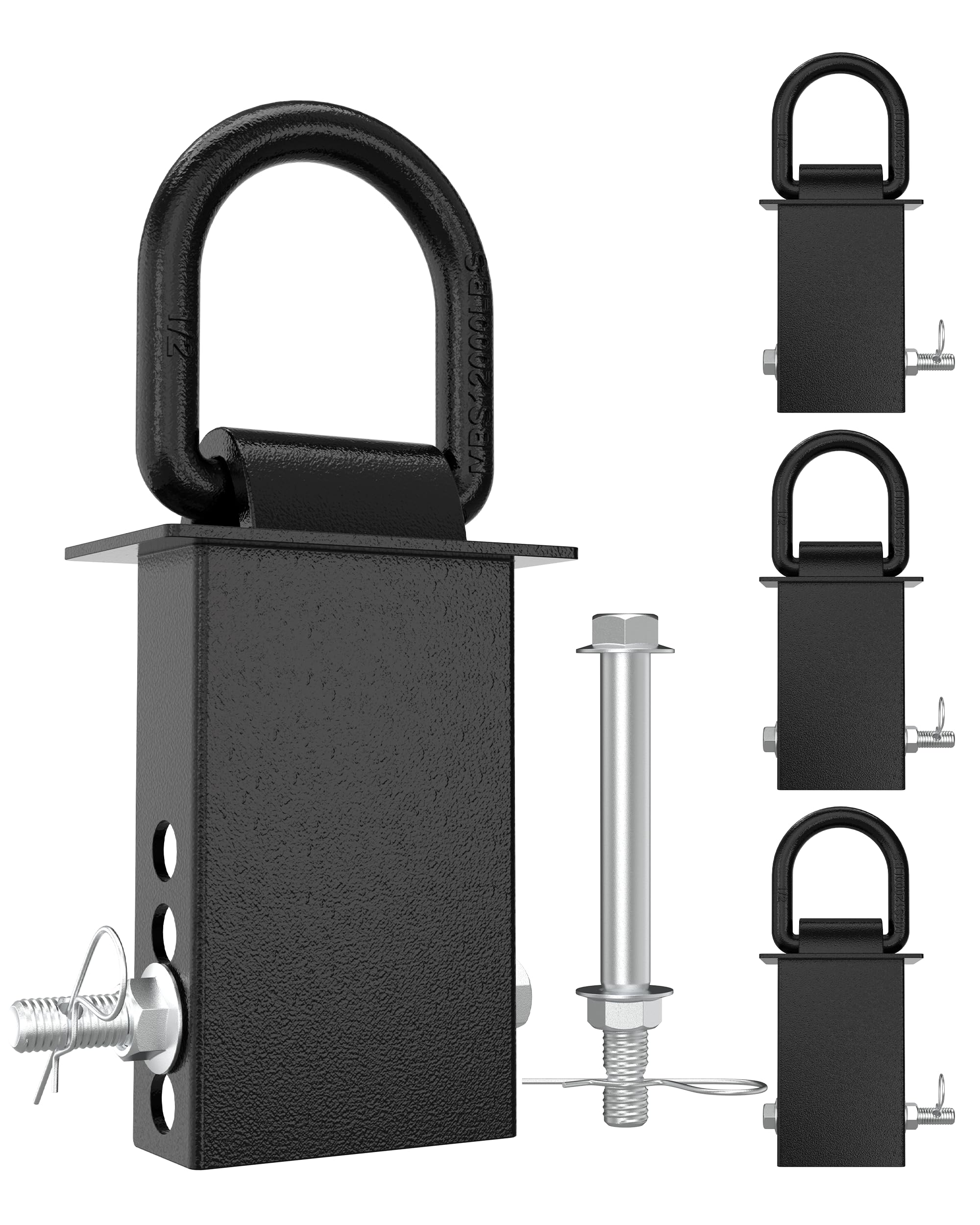 RETRUE Stake Pocket D Ring with Security Bolt Nut