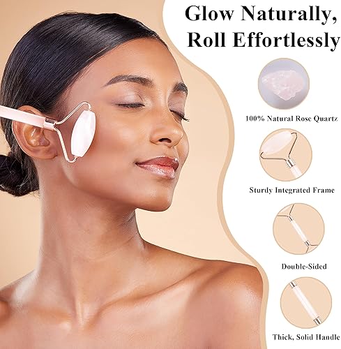 Miniatura 4 de Crystal Lemon - Rodillo de jade natural para la cara arrugas envejecidas terapia de tratamiento de masajeador de piel facial piedra de jade de