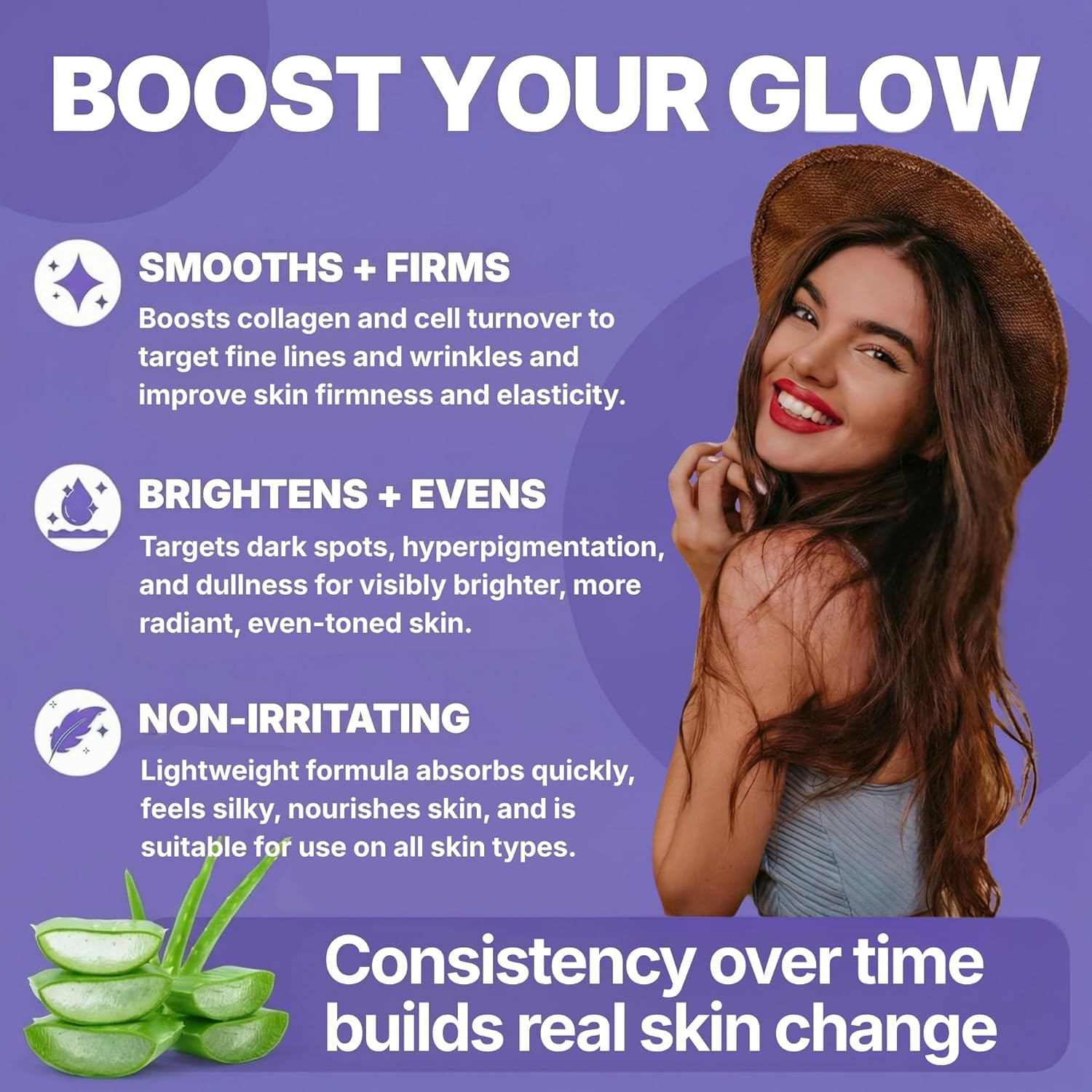 Glowmedik Pro-Collagen Retinol Cream – Anti-Aging Face Moisturizer for Aging Skin & Wrinkles – Collagen Face Cream with Hyaluronic Acid – Night Cream for Women & Men – Made in USA – 1.7 fl oz
