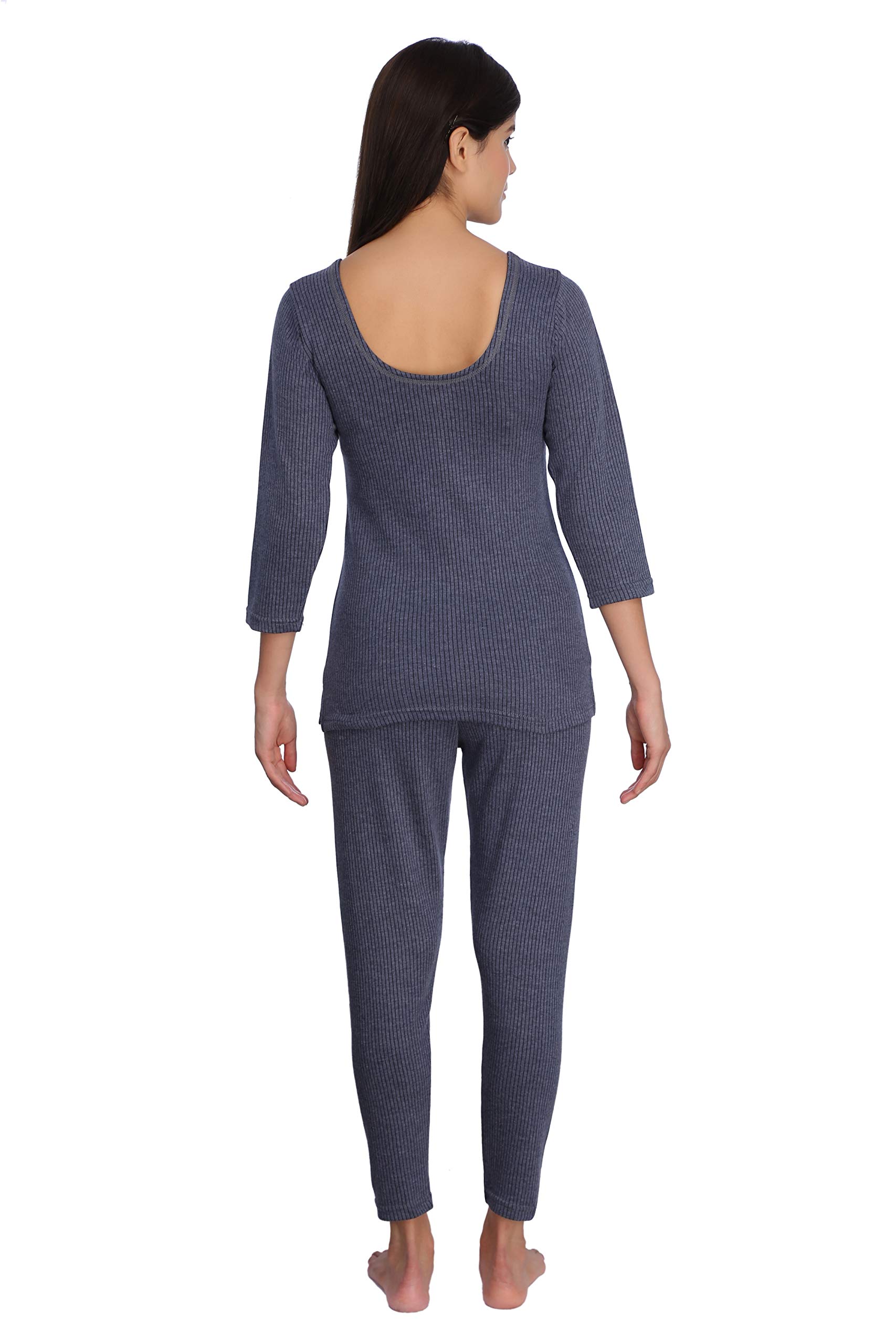 Selfcare Women's Thermal Top and Pyjama Set (Pack of 1) Blue - Image 3 thumbnail