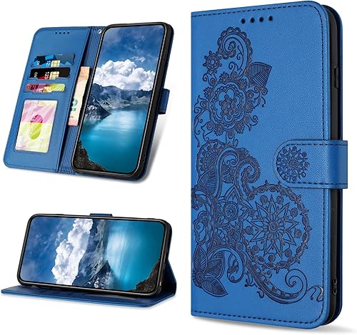 Funda para Xiaomi Redmi Note 10 4GRedmi Note 10S, Funda magnética de piel sintética con tarjetero, funda protectora a prueba de golpes para Xiaomi