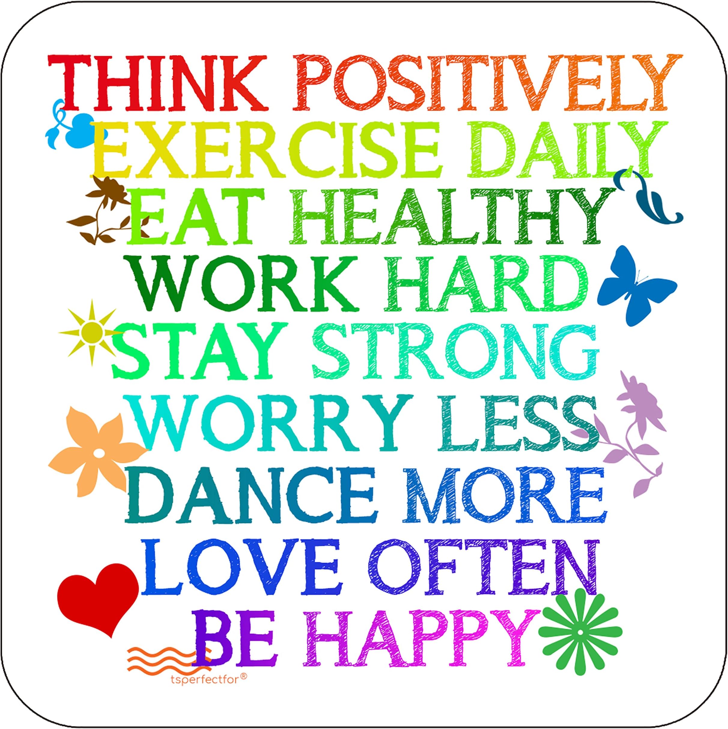 Motivational Phrase Keepsake Drinks Coaster. Inspirational Quote Mat. Hug on a Coaster Positive Message Support Gift