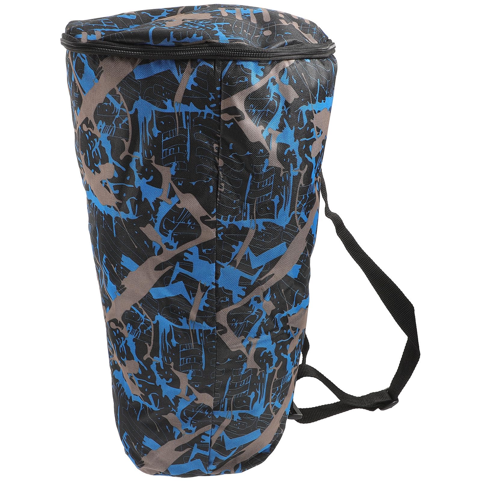 Generic Djembe Trommel Carry Case, weiche Tasche mit afrikanischem Rücken, Transporttrommel mit Schultergurt, Musikinstrument, 10 Zoll