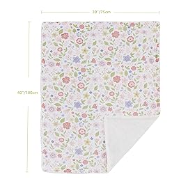 CREVENT 30\'\'X40\'\' Cute Cozy Fluffy Warm Baby Blanket for Girls Boys Infants Toddlers\' Bedding/Crib/Cot/Stroller, Baby Shower Birthday Newborn\'s Gift - Daisy