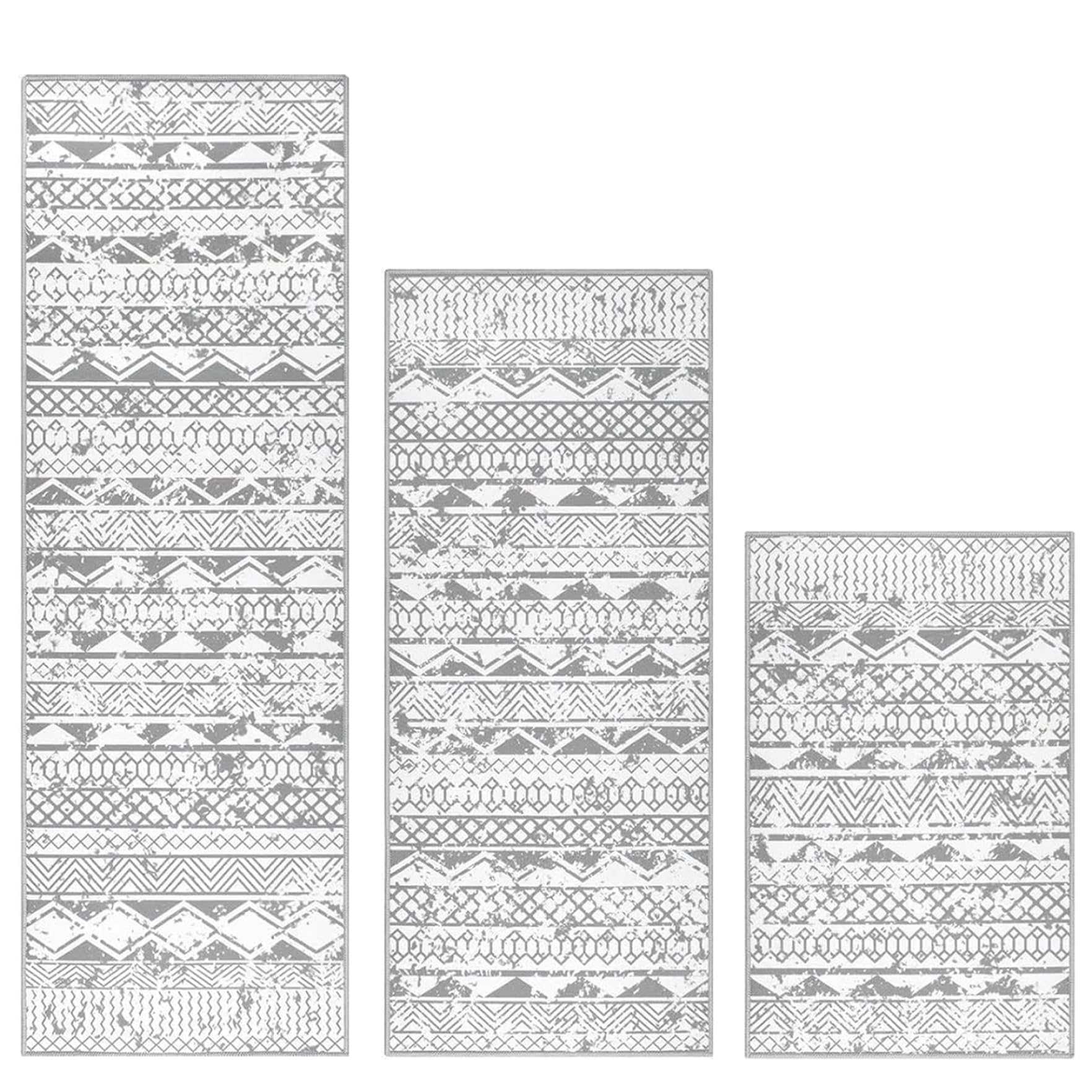 Tapetes de cocina antideslizantes de estilo bohemio y alfombra lavable para suelo y lavandería