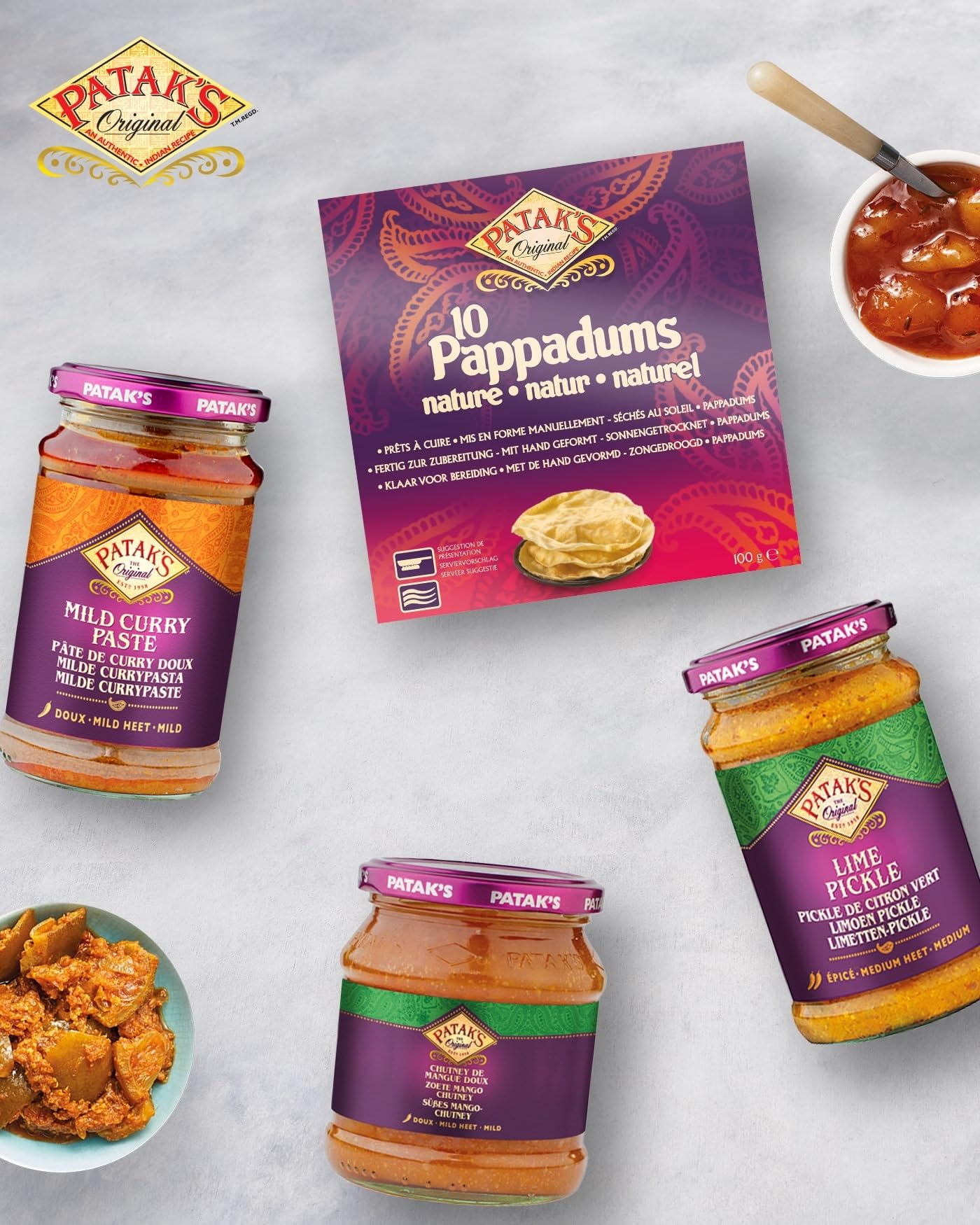 Patak's Chili Pickle, 6er Pack (6 x 283 g)