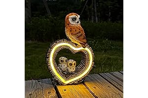 Waterproof Solar Owl Lights: Perfect Owl Gifts for Owl Enthusiasts