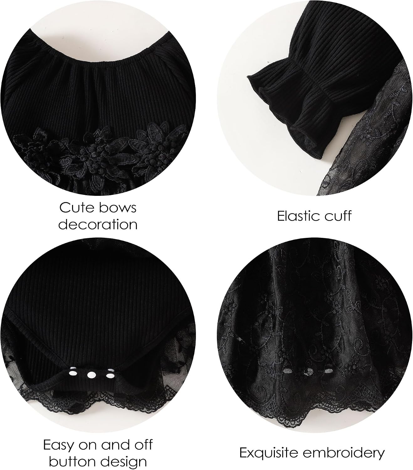 Newborn Baby Girl Romper Tutu Dress Long Sleeve Solid Casual Tulle Dresses Baby Girl Clothes 0-24 Months