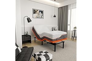 Comfy and Convenient: Adjustable Bed Frame Twin XL with Memory Foam Mattress