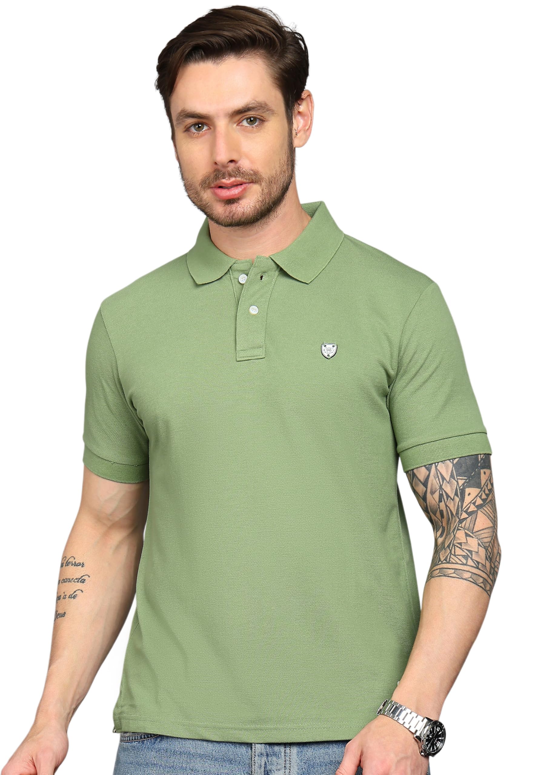 Sponsored Ad - Men's Cotton Slim Fit Polo T-Shirt