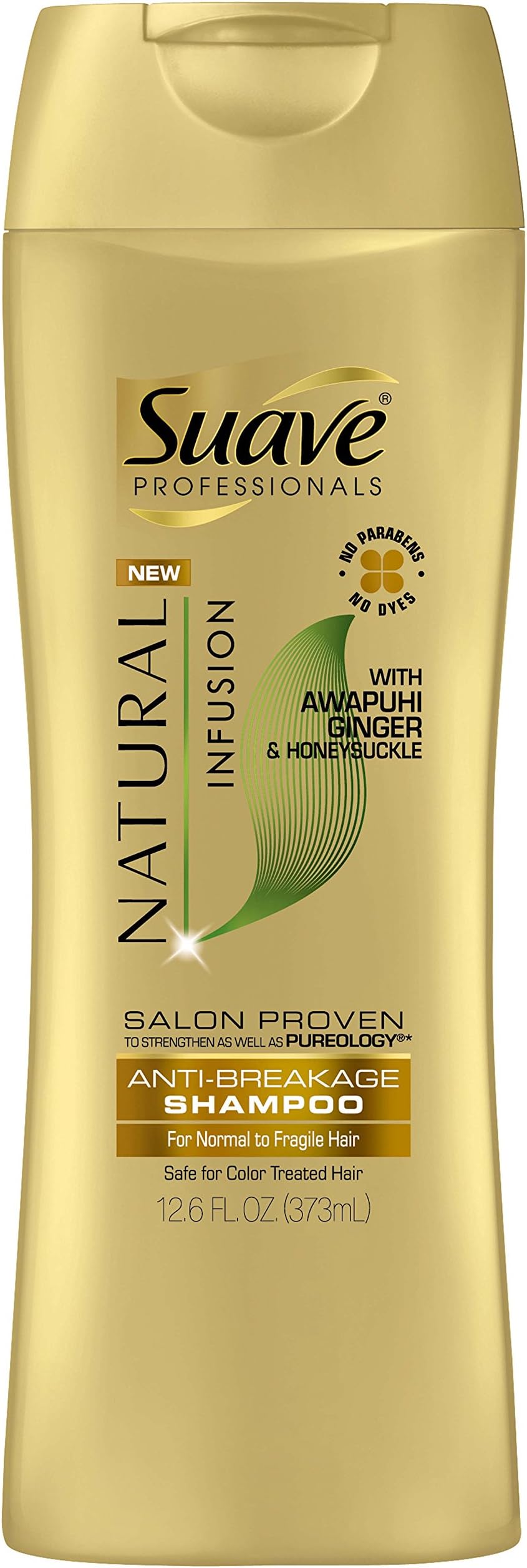 Suave Professionals Shampoo, Natural Infusion Ginger 12.6 oz