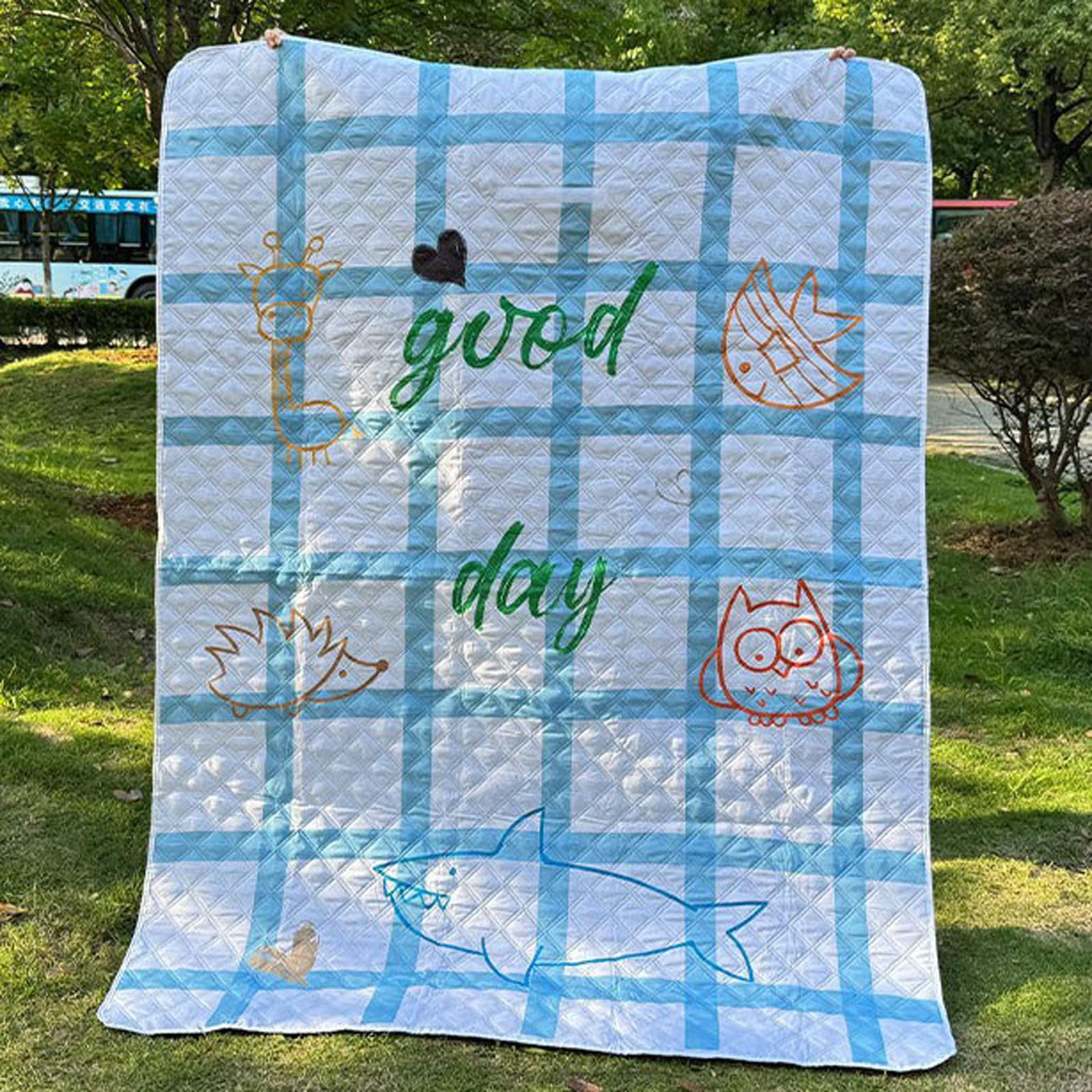 Beach Picknickdecke 200*150cm Picknickdecke wasserdicht Sand & schmutzabweisend Stranddecke isoliert & gepolstert Tragbar Faltbar weiche Zwischenfüllung für Wandern,Reisen,Outdoor,Camping,Parks